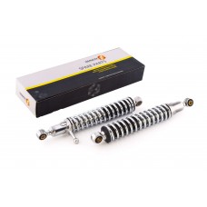 Амортизатори (пара) ІЖ 330mm, регульовані, з важелем (хром) NAMASTE