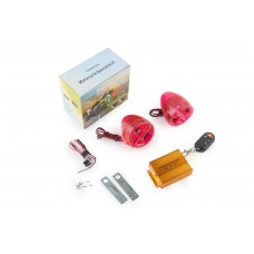 Аудиосистема   BEST CHOICE   (2.5, прозрач.-красная, подсветка, сигн., МР3/FM/SD/USB, ПДУ, разъем ППДУ 3K)