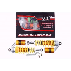 Амортизаторы (пара)   Delta   330mm, газомасляные   (золотистые)   KOMATCU   (mod.A)