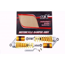 Амортизаторы (пара)   Delta   340mm, газомасляные   (желтые)   KOMATCU   (mod.A)