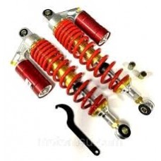 Амортизаторы (пара)   Delta   340mm, газомасляные   (красные)   EVO
