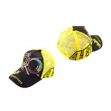 Бейсболка   VALENTINO ROSSI   (черно-желтая,  сетка)