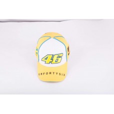 Бейсболка   46 VALENTINO ROSSI   (желто-белая)