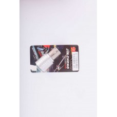 Лампа S25 (двухконтактная, диодная)   12V 5W   (стоп, габарит) (белая, mod:JC-716)   JCAA