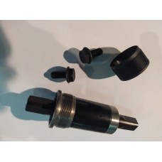 Каретка велосипедная неразборная   (квадрат)   (L-122.5mm)   (B910)   (Neco)   FM