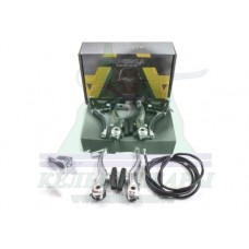 Тормоз велосипеда V-brake   (хром) (комплект, перед + зад) (+тросы)   OEM