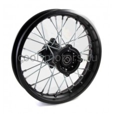 Диск колеса   1,6 * 12   (задний) (спицованый)   PITBIKE   FLD
