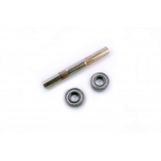 Вісь каретки велосипедна (клин) (L-141mm) (+ 2 підшипники 80902-ZZ) (mod:УКРАЇНА) YAT