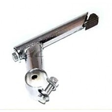 Вынос руля велосипеда   (под рулевую резьбовую) (L-150mm, D-22mm)   (хром)   YKX   (mod A)