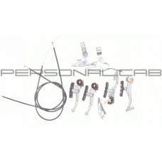 Тормоз велосипеда V-brake   (хром) (+2 ручки, +2 троса L-1123/720mm)   YKX