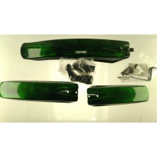 Крылья велосипедные (MTB) (черные с рисунком)   (26-28 кол) (mod:3301-RLB, green)   KL