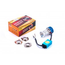Лампа диодная универсальная с переходниками   (12V 8W/16W)   (mod:2)