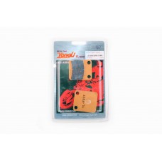 Колодки тормозные (диск)   Zongshen WIND/GY50-80   (желтые)   YONGLI PRO
