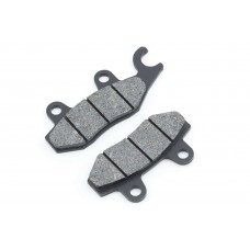 Колодки тормозные (диск)   4T GY6 50-150   (RACE/STORM, ухо в право, черные)   ZUNA