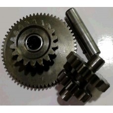 Шестерни КПП   4T CG125/150   (+вал)   JH
