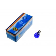 Лампа S25 (двухконтактная)   12V 21W/5W   (стоп, габарит)   (синяя)   YWL