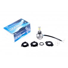 Лампа диодная универсальная с переходниками   (12V 8W/18W)   (mod:3)   YWL