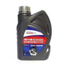 Масло автомобильное, 1л   (SAE 10W-40, полусинтетика, MOTOR CLASSIC SEMISYNTETIC SG/CE)   LOTOS   (#GPL)