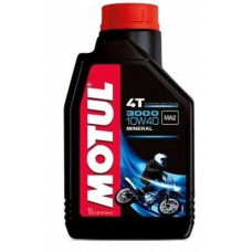 Масло   4T, 1л   (минеральное, 10W-40, 3000, API SG)   MOTUL   (#107672)
