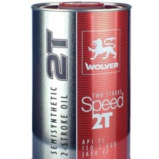 Масло   2T, 1л   (полусинтетика, Two Stroke Speed)   WOLVER   (#GRS)