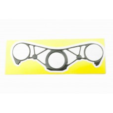 Наклейка декор на траверсу CARBON (26х6см) (5279)