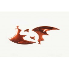 Наклейка   шильдик   WING   (16x6см, красная)   (#4731A)