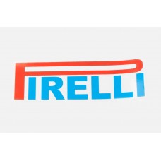 Наклейка   логотип   PIRELLI   (23x7см, желтая)   (#0336)