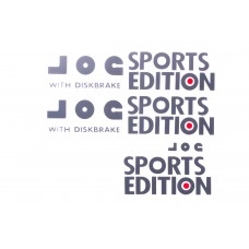 Наклейки (набор)   JOG SPORTS ED   (25х8см)   (#0627)