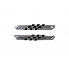 Наклейка (набір) шильдик CHECKERED FLAGS (13.5x2см)