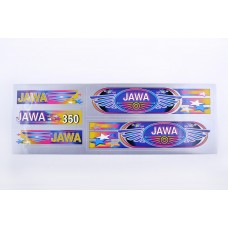 Наклейки   (набор) ЯВА   (48х16см, серые) EVO