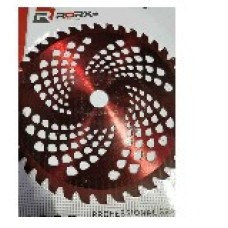 Нож мотокосы   40T   (Ø255/25.4 mm)   (победитовые зубья)  плоский   BEST