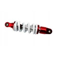 Амортизатор   ATV 125   245mm усиленный   (задний) бело-красный   JING
