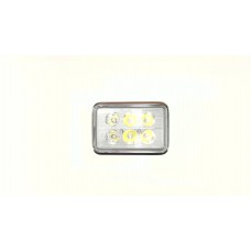 Фара   (в сборе) 4T CB125, CG125   (квадратная, LED, 6 дидов, 18W)   MIS