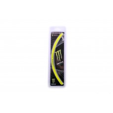 Наклейка   на колесо 12   MONSTER ENERGY   (желтая, светоотражающая)   PLT