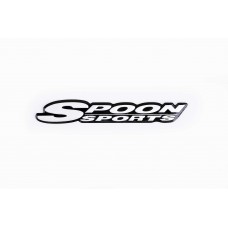 Наклейка   логотип   SPOON SPORTS   (13x2см, алюминий)   (#1643)