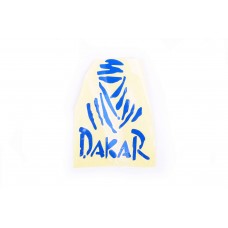 Наклейка   логотип   DAKAR   (9x11см, синяя)   (#HCT20011)
