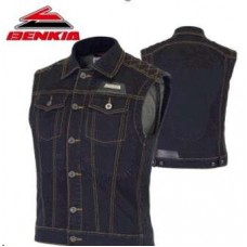 Безрукавка    (джинсовая с защитой) (size:L) VV