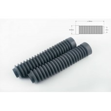 Гофры передней вилки (пара)   универсальные   L-190mm, d-30mm, D-45mm   (серые)   MZK
