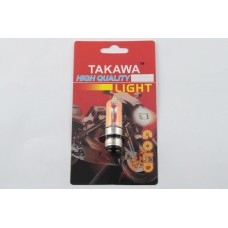 Лампа P15D-25-1 (1 ус)   12V 50W/50W   (хамелеон радужный)   (блистер)   TAKAWA   (mod:A)