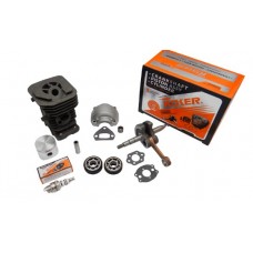 Поршневая б/п (ЦПГ)   для Husqvarna 137   (Ø38)   (черная, +коленвал)   (NOKER)   KOSA