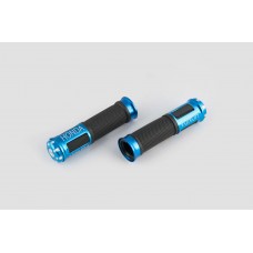Ручки руля с алюм. отбойником (синие) (mod:Honda)   GJCT