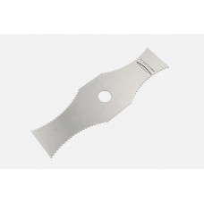 Нож мотокосы   2T   (L-305, h-1.6, Ø25.4 mm)   (нержавейка, с зубьями)   MANLE