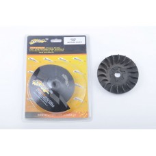Щека вариатора неподвижная   Yamaha JOG 50   (алюминий, d-13, +ступица) (черная)   KOK RIDERS