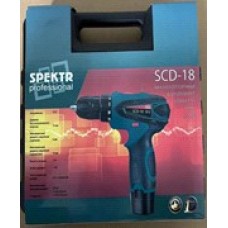 Шуруповёрт аккумуляторный Spektr 18В SCD-18 SVET