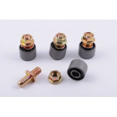 Сайлентблок   24*17*9 (D*L*d)  (в демпфер заднего колеса Zongshen, Lifan 125/150)   (4шт)