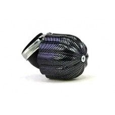 Фильтр воздушный (нулевик)   Ø42mm, 45*, колокол   (карбон) EVO-3