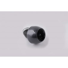 Фильтр воздушный (нулевик)   Ø42mm, 45*, турбина   (карбон)   KOMATCU
