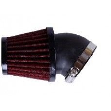 Фильтр воздушный (нулевик)   Ø28/33/48mm, 45*, конусный  (красный)