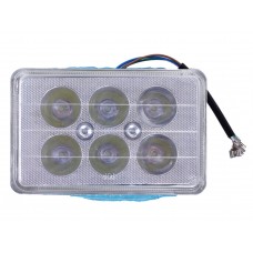Вставка в фару светодиодная квадратная  LED (6 диодив) (165*105мм) AMG