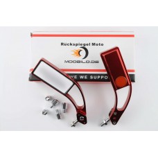 Зеркала   прямоугольные   mod:218, 8/10mm   (красные)   RED